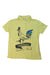 A Yellow Short Sleeve Polos from I Pinco Pallino in size 10Y for boy. (Front View)