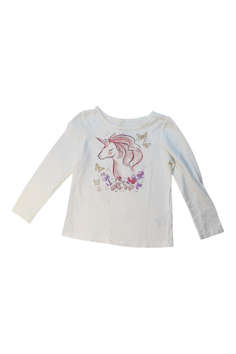 A White Long Sleeve Tops from Epic Threads in size 3T for girl. (Front View)