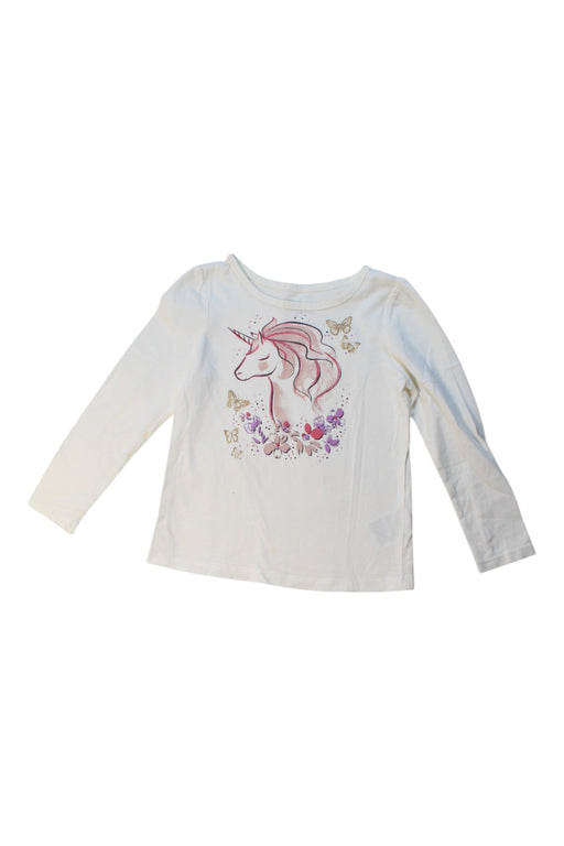 A White Long Sleeve Tops from Epic Threads in size 3T for girl. (Front View)