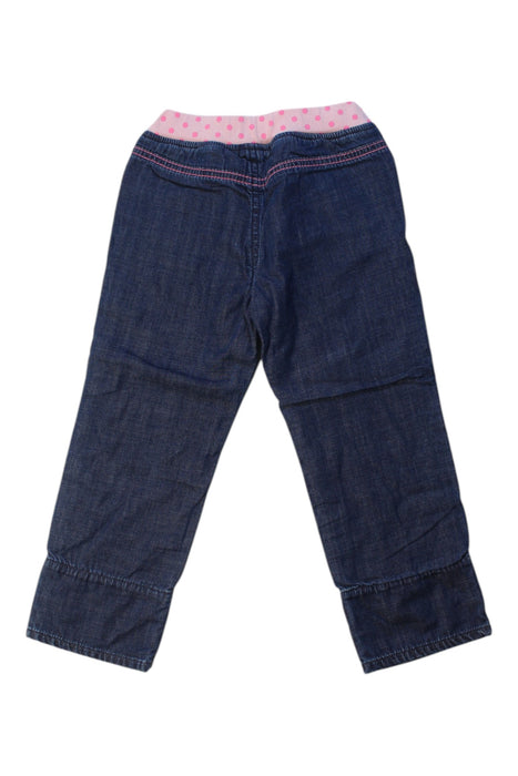A Blue Jeans from Miki House in size 3T for girl. (Back View)