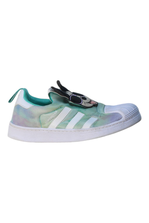 A Multicolour Sneakers from Adidas in size 9Y for girl. (Front View)
