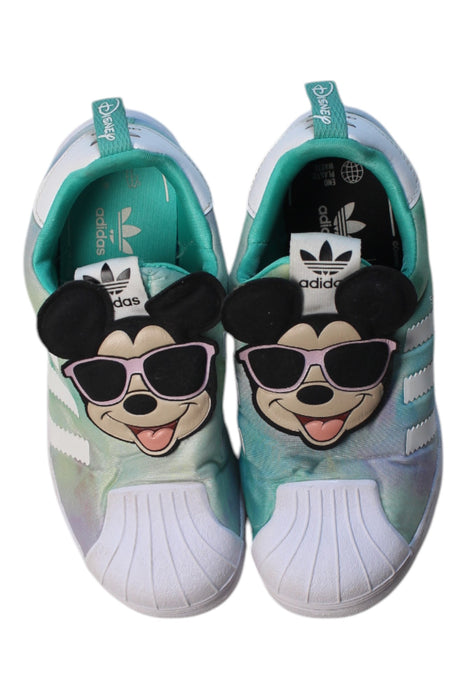 A Multicolour Sneakers from Adidas in size 9Y for girl. (Back View)