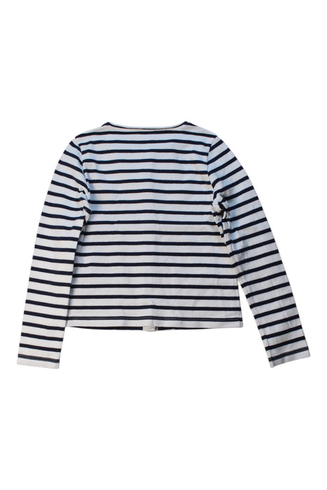A Black Cardigans from Petit Bateau in size 8Y for girl. (Back View)