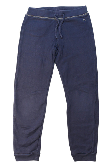 A Navy Sweatpants from Petit Bateau in size 8Y for girl. (Front View)