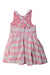 A Pink Sleeveless Dresses from Seed in size 5T for girl. (Back View)