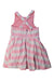 A Pink Sleeveless Dresses from Seed in size 5T for girl. (Back View)