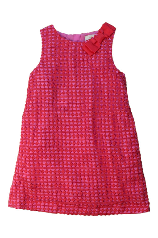 A Pink Sleeveless Dresses from Kate Spade in size 4T for girl. (Front View)