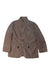 A Brown Blazers from Shanghai Tang in size 6T for boy. (Front View)