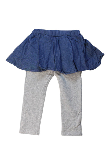A Grey Leggings from Hot Biscuits Mikihouse in size 2T for girl. (Back View)