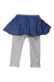 A Grey Leggings from Hot Biscuits Mikihouse in size 2T for girl. (Back View)