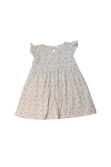 A Ivory Sleeveless Dresses from Jamie Kay in size 2T for girl. (Front View)