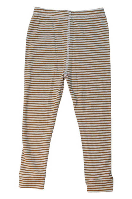 A Brown Leggings from Quincy Mae in size 3T for girl. (Front View)