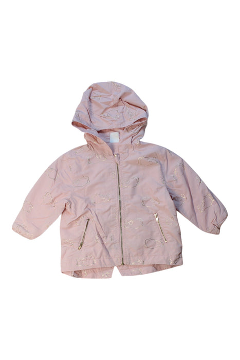 A Pink Coats from Seed in size 5T for girl. (Front View)