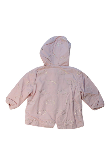 A Pink Coats from Seed in size 5T for girl. (Back View)