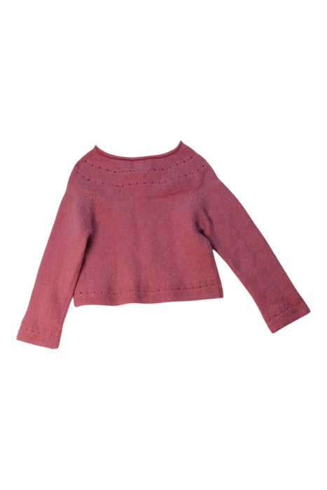A Pink Cardigans from Kingkow in size 4T for girl. (Back View)