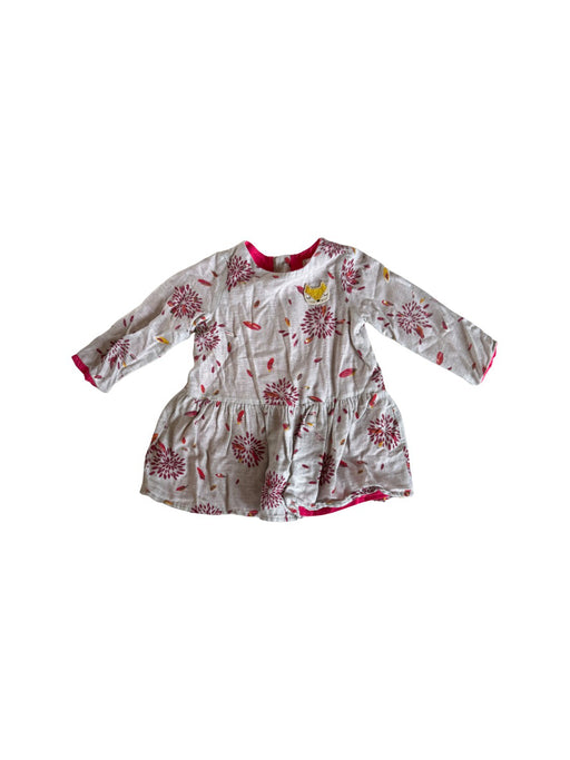 A White Long Sleeve Dresses from Catimini in size 12-18M for girl. (Front View)