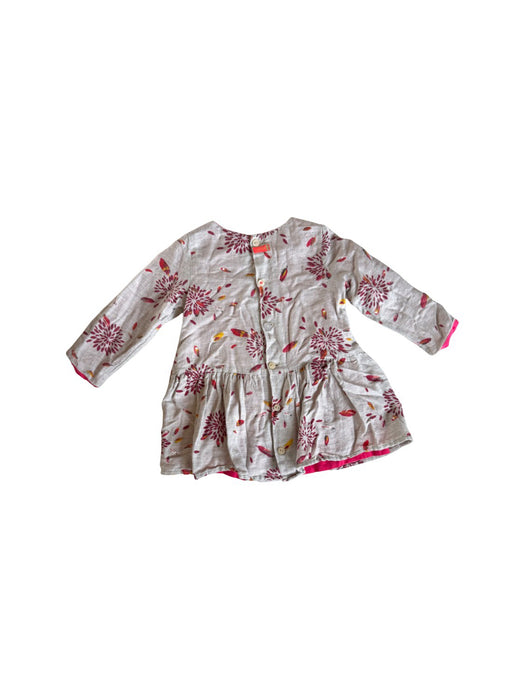 A White Long Sleeve Dresses from Catimini in size 12-18M for girl. (Back View)