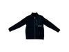A Black Zippered Sweatshirts from Timberland in size 8Y for boy. (Front View)