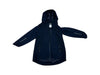 A Blue Rain Jackets from Polarn O. Pyret in size 7Y for neutral. (Front View)
