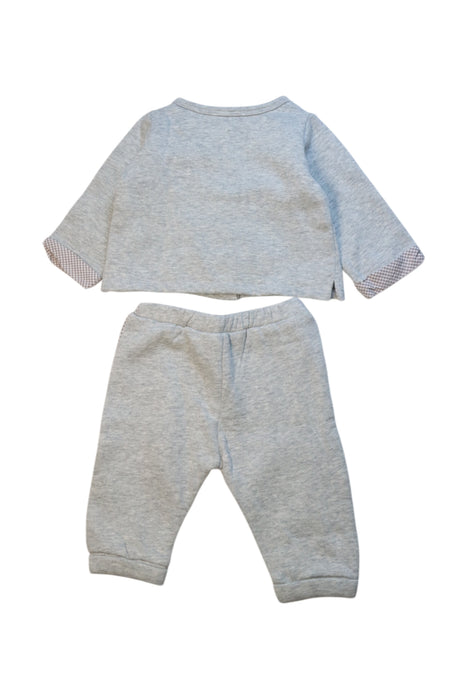 A White Pants Sets from Jacadi in size 3-6M for neutral. (Back View)