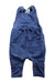 A Blue Long Overalls from Petit Bateau in size 6-12M for neutral. (Front View)