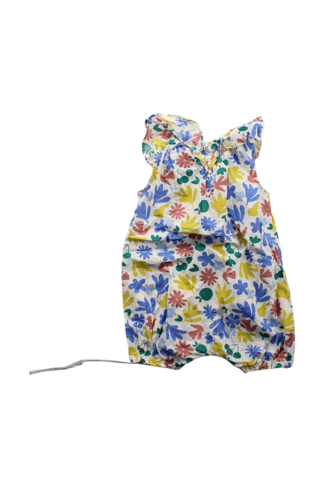 A Multicolour Sleeveless Rompers from Petit Bateau in size 12-18M for neutral. (Back View)