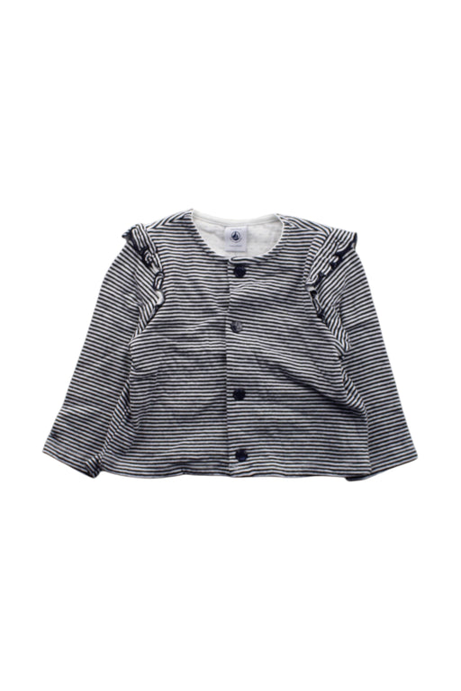 A Black Long Sleeve Tops from Petit Bateau in size 6-12M for neutral. (Front View)