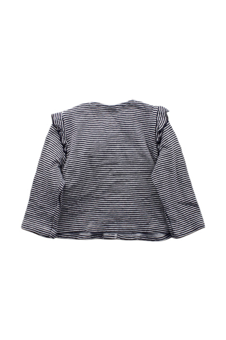 A Black Long Sleeve Tops from Petit Bateau in size 6-12M for neutral. (Back View)