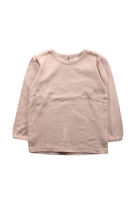 A Beige Long Sleeve T Shirts from Jamie Kay in size 2T for neutral. (Front View)