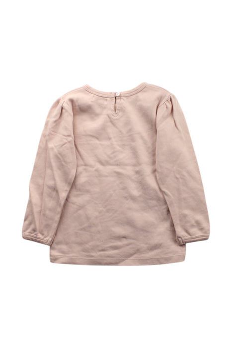 A Beige Long Sleeve T Shirts from Jamie Kay in size 2T for neutral. (Back View)