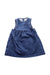 A Blue Sleeveless Dresses from Petit Bateau in size 2T for neutral. (Front View)