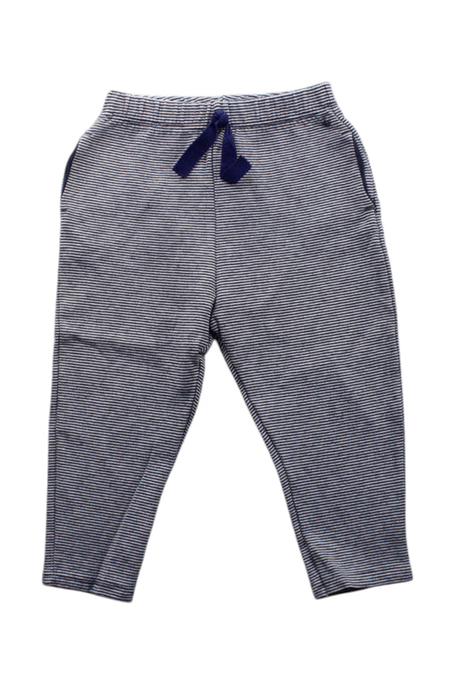 A Navy Casual Pants from Petit Bateau in size 2T for neutral. (Front View)