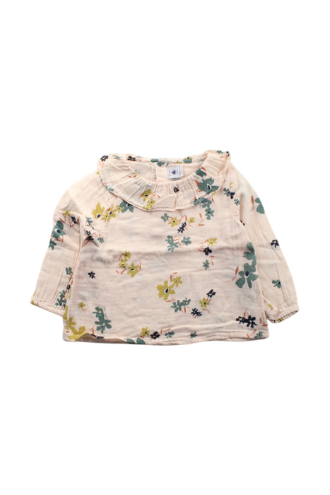 A Multicolour Long Sleeve Tops from Petit Bateau in size 2T for girl. (Front View)