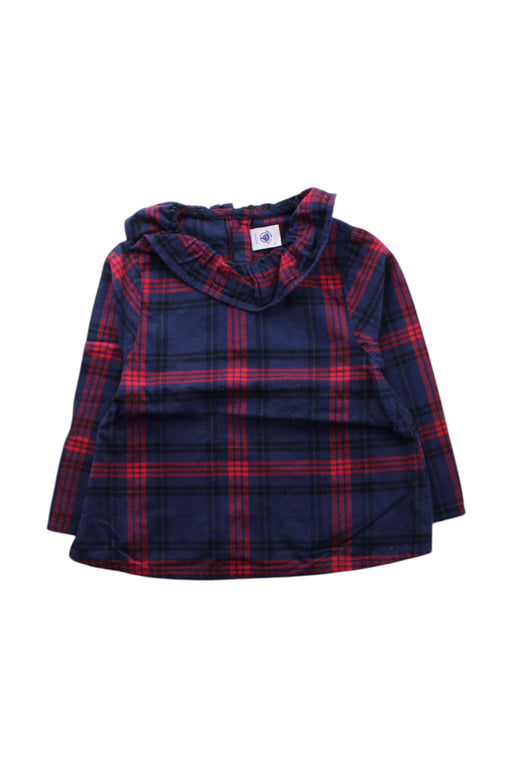 A Navy Long Sleeve Tops from Petit Bateau in size 3T for neutral. (Front View)