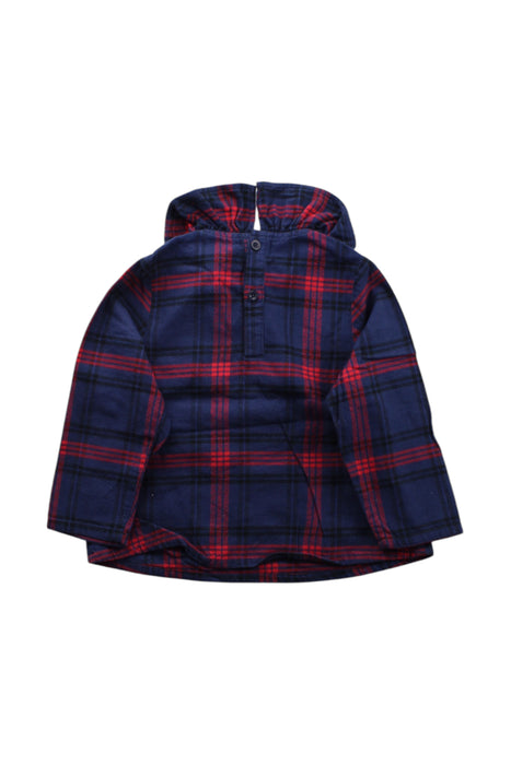 A Navy Long Sleeve Tops from Petit Bateau in size 3T for neutral. (Back View)