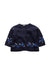 A Navy Cardigans from Petit Bateau in size 6-12M for neutral. (Front View)