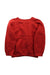 A Red Cardigans from Petit Bateau in size 2T for neutral. (Back View)