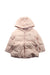 A Peach Puffer/Quilted Coats & Outerwear from Petit Bateau in size 18-24M for neutral. (Front View)