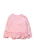 A Pink Long Sleeve Tops from Kingkow in size 18-24M for girl. (Back View)