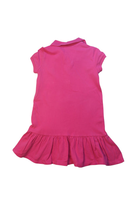 A Pink Short Sleeve Dresses from Polo Ralph Lauren in size 3T for girl. (Back View)