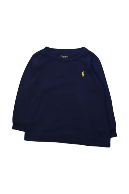 A Navy Long Sleeve Tops from Ralph Lauren in size 12-18M for neutral. (Front View)