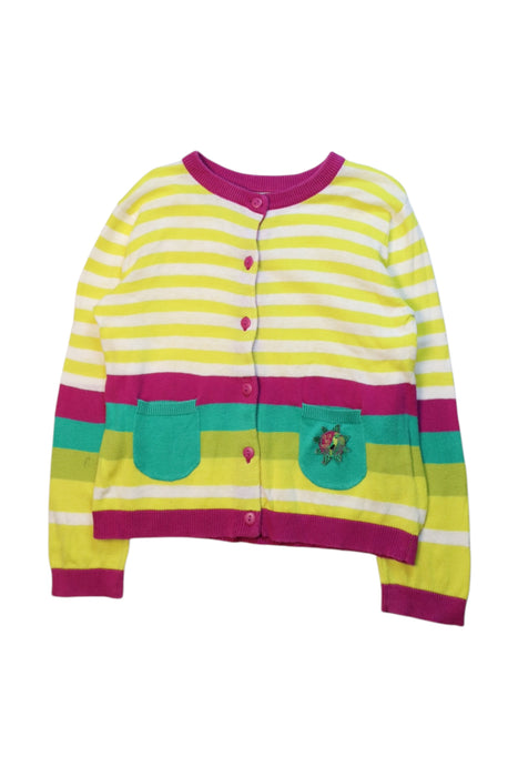 A Multicolour Cardigans from Petits in size 4T for girl. (Front View)
