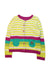 A Multicolour Cardigans from Petits in size 4T for girl. (Front View)