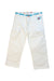 A White Casual Pants from Petits in size 5T for neutral. (Front View)