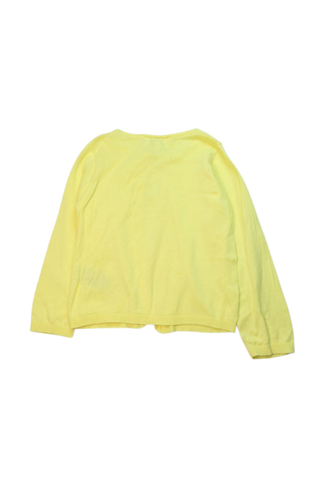 A Yellow Cardigans from Petits in size 18-24M for neutral. (Back View)