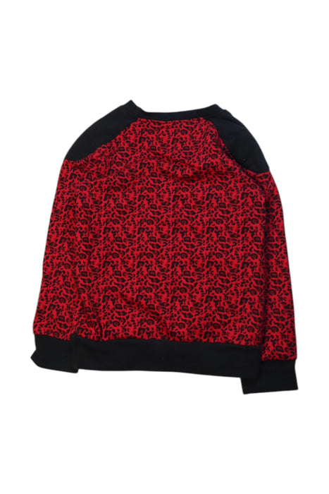 A Red Crewneck Sweatshirts from La Compagnie des Petits in size 3T for boy. (Back View)