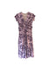 A Purple Short Sleeve Dresses from Seraphine in size S for maternity. (Front View)