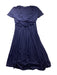 A Navy Short Sleeve Dresses from Mayarya in size XS for maternity. (Front View)