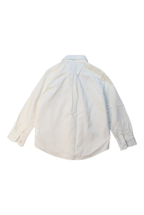 A White Long Sleeve Shirts from Polo Ralph Lauren in size 4T for boy. (Back View)