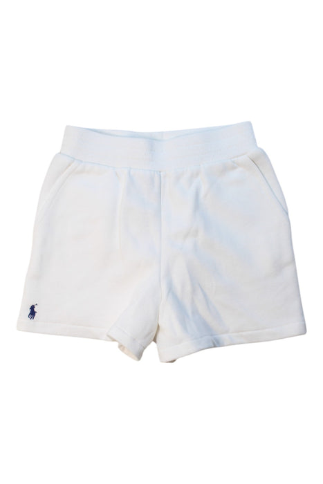 A White Shorts from Polo Ralph Lauren in size 4T for girl. (Front View)